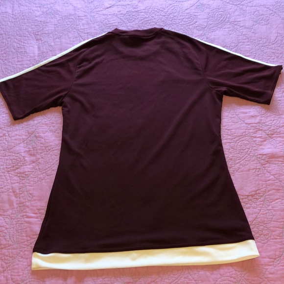 Burgundy Adidas Climalite Top - Picture 2 of 4